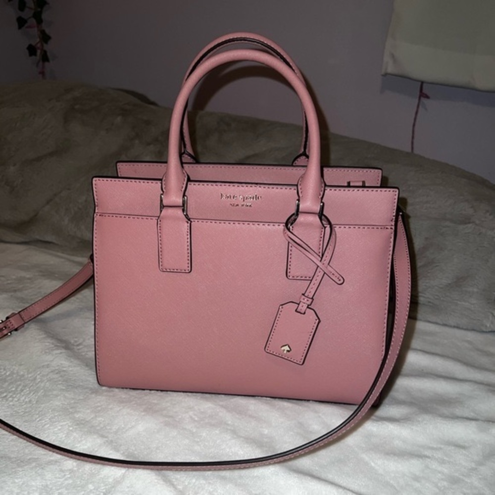 KATE SPADE CAMERON MEDIUM LEATHER SATCHEL